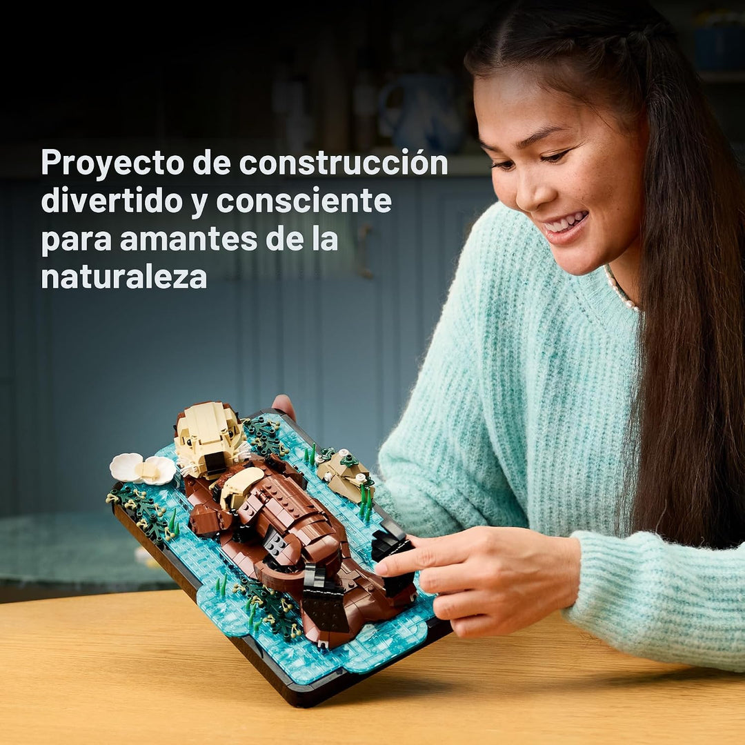 LEGO Ideas - Juego de construcción de nutrias marinas flotantes par...
