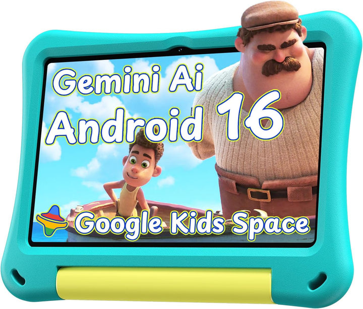 EDUAITABLET Tablet infantil de 10 pulgadas, tableta Android 16 para...