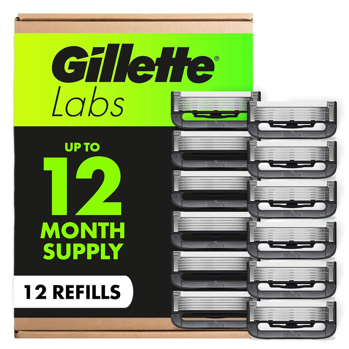 Gillette Labs - Recambios de cuchillas de afeitar, cartuchos de maq...