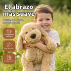 Animales de peluche con peso de perro de 24 pulgadas | 4.5 libras para niños y adultos, funda lavable a máquina, animal de peluche apto para microondas sin perfume, peluches con peso calentables y