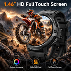 Reloj inteligente GPS para exteriores C31: diseño resistente al agua de 3 ATM, pantalla TFT de 1.46 ″, sensores de movimiento de 6 ejes, seguimiento GPS integrado, batería de larga duración de