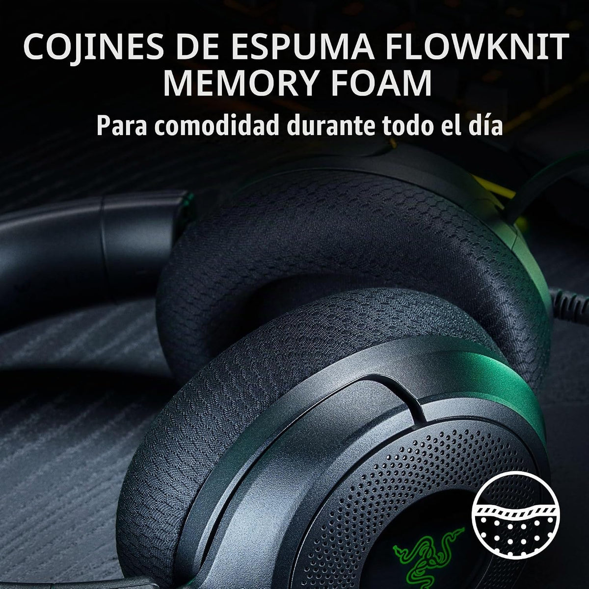 Razer Kraken V4 X Sensa HD Haptics Auriculares con cable para juegos