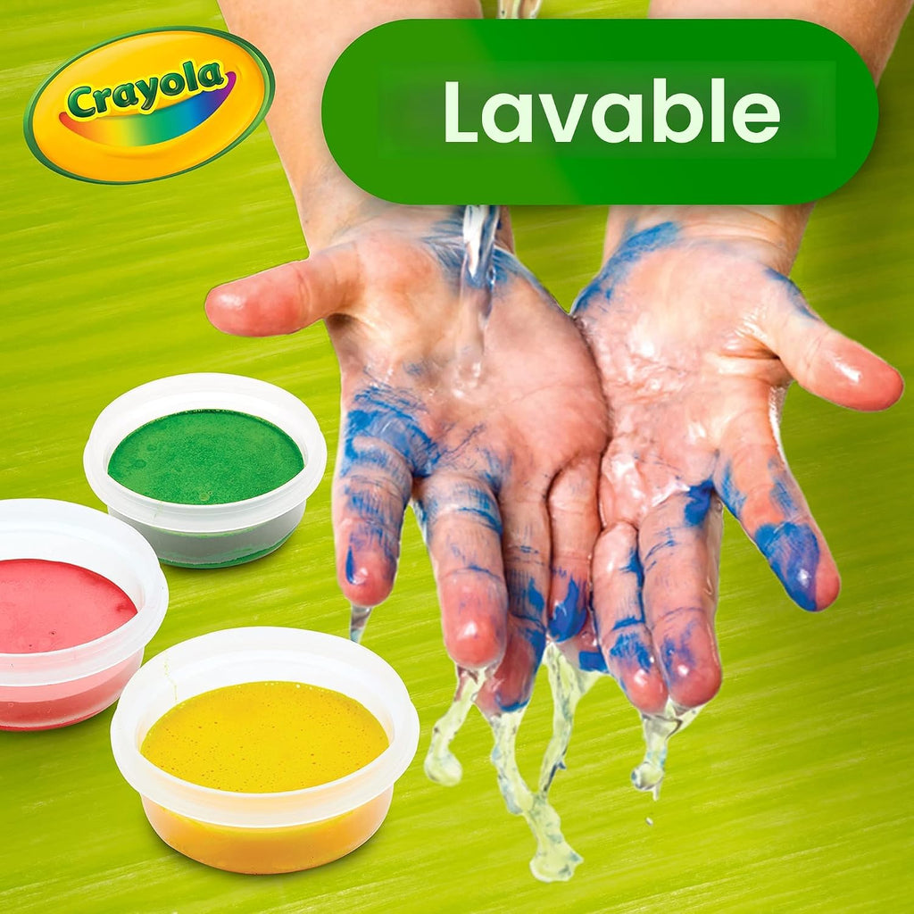 Crayola Spill Proof Paint Set (8ct), Washable Toddler Paint Kit