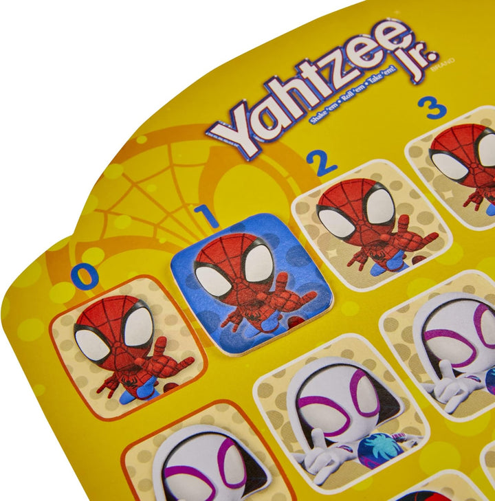 Hasbro Spidey and His Amazing Friends Yahtzee Jr juego de