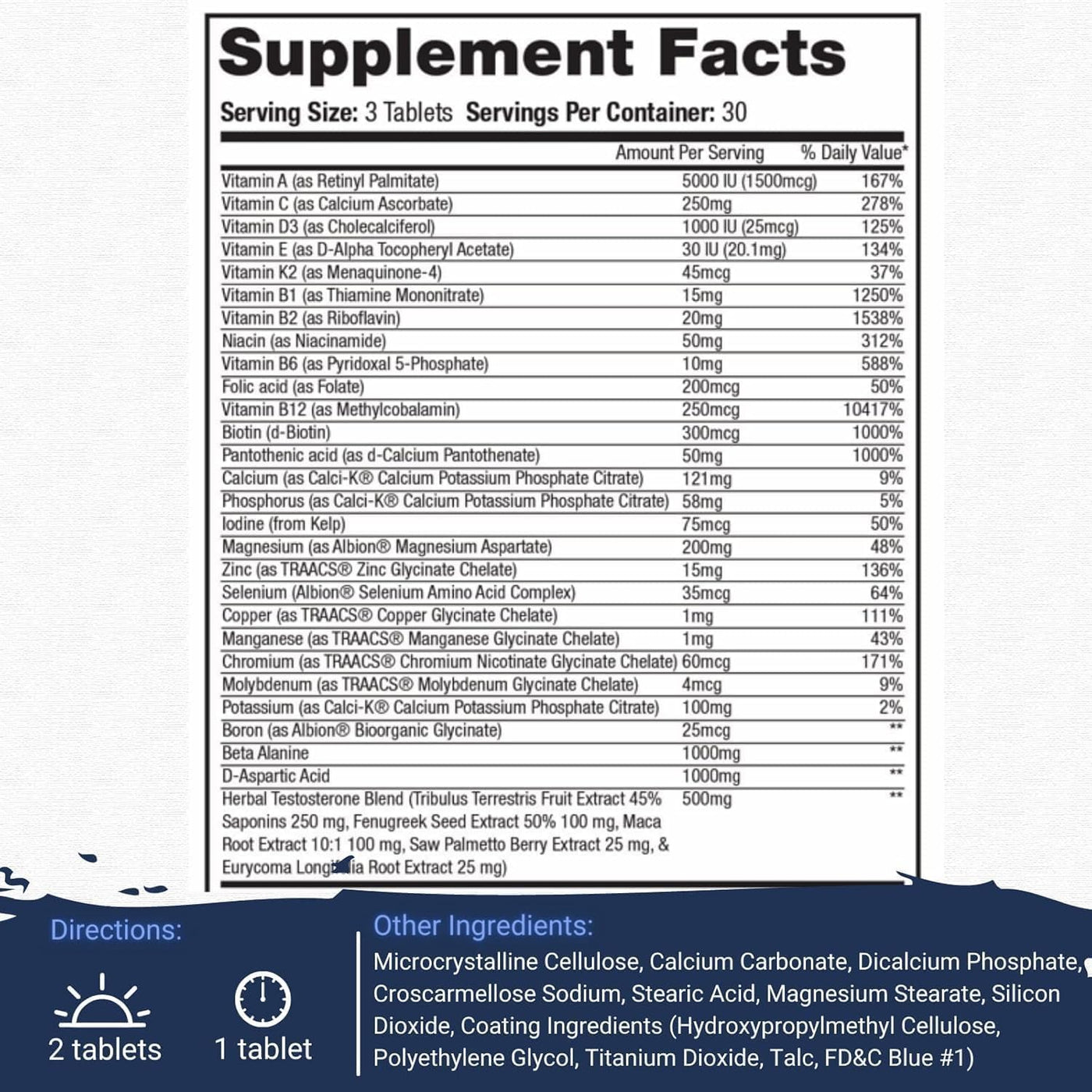 Gaspari Nutrition Anavite XT: Complejo multivitamínico y mineral pa...