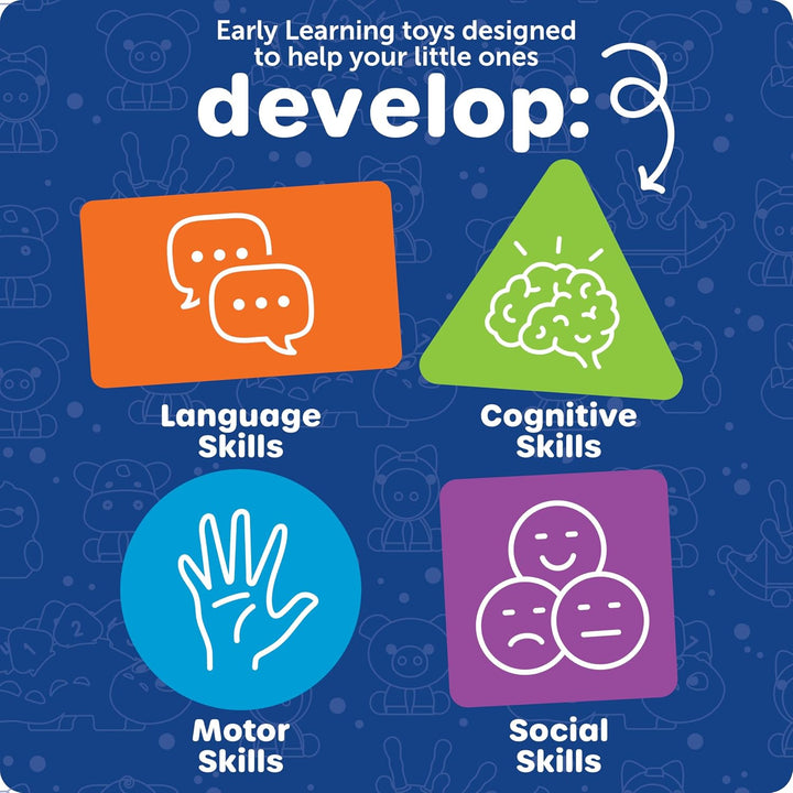 Learning Resources Lock &amp; Key Clubhouse, juegos de conteo y mot...