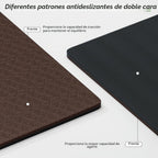Esterilla de Yoga Gruesa (8mm) Esterilla de Ejercicio Antideslizante Antidesgarro, Esterilla Pilates para Hombres y Mujeres, Esterillas para Entrenamiento en Casa, Ejercicios Descalzos y en Suelo, con Correa de Transporte (71" x 24")