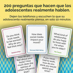 200 tarjetas de conversación para adolescentes a partir de 12 años, juegos