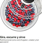 OXO Good Grips - Molinillo de ensalada de 6.22 cuartos de galón, lavadora