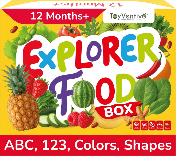 TOYVENTIVE Kit de aprendizaje para niños pequeños con 4 libros para...