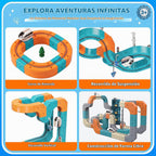 Conjuntos de tren, conjunto modular de pistas de cubo de bricolaje