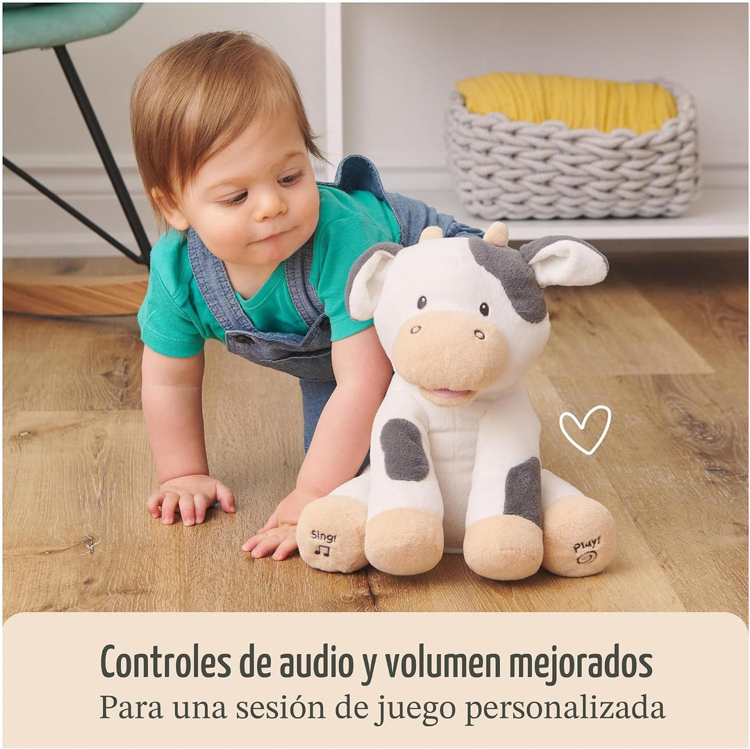 Baby GUND Buttermilk the Cow Peluche Animado, Juguete Sensorial de...