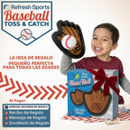 Juego de pelota para lanzar y atrapar, pelotas adhesivas fáciles de usar y guante de entrenamiento de béisbol para principiantes, paleta de juguete de alta calidad que se adapta a todos los tamaños de