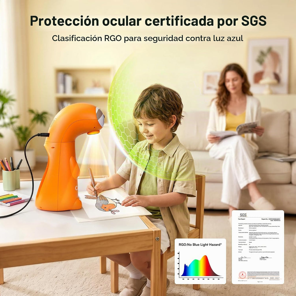 Caydo Proyector de dibujo T3 Joy AI, regalo de Navidad para niños a partir