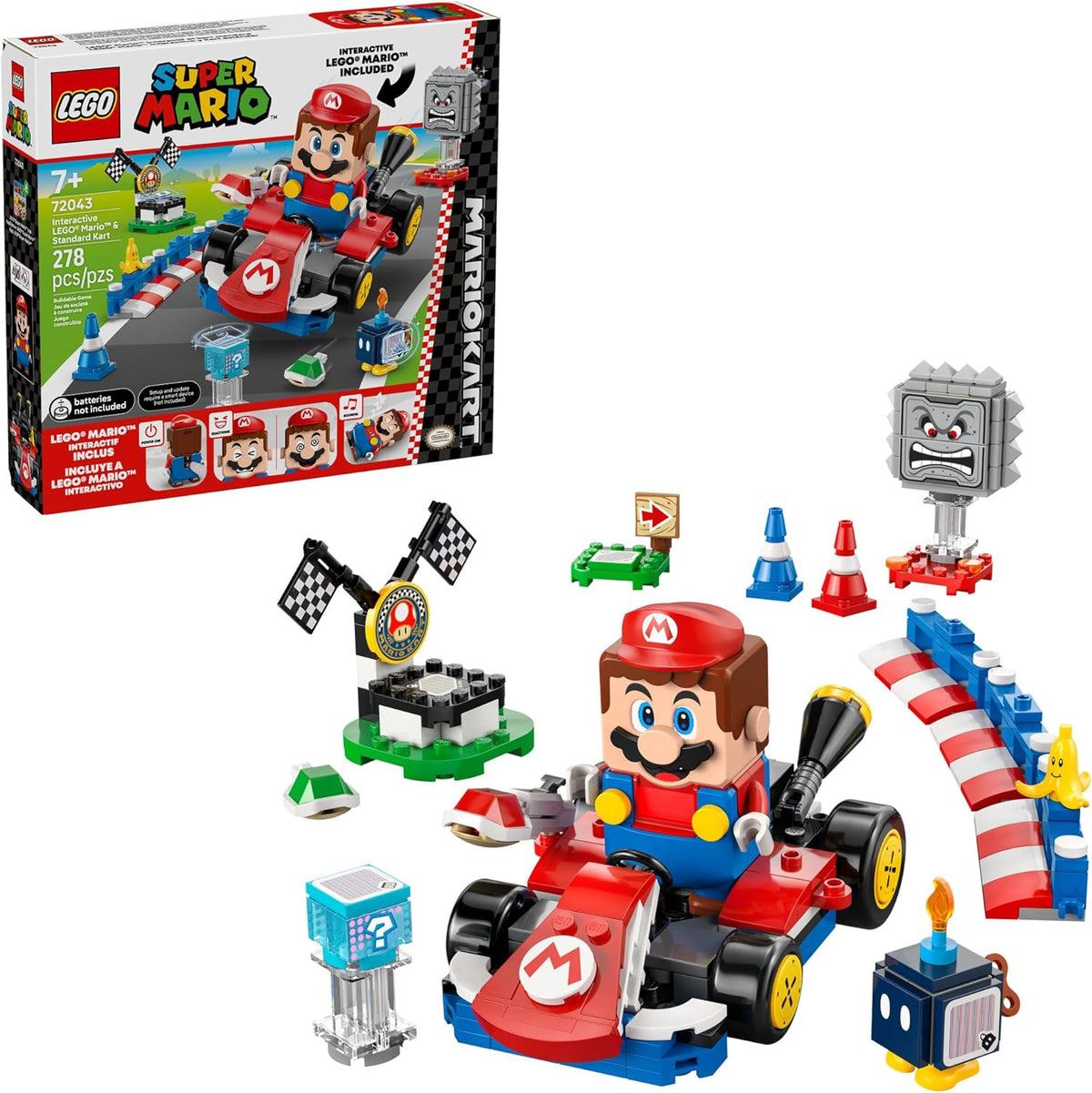 LEGO Super Mario Mario Kart - Juguete interactivo de Mario
