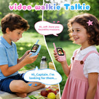 Walkie Talkies de video para niños, paquete de 2 unidades Facetime Wakey