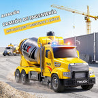 Paquete de 4 camiones de construcción de gran tamaño para niños de