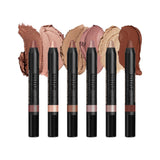 Nudestix Nude Beach - Paleta de ojos de 6 piezas, juego de lápices...