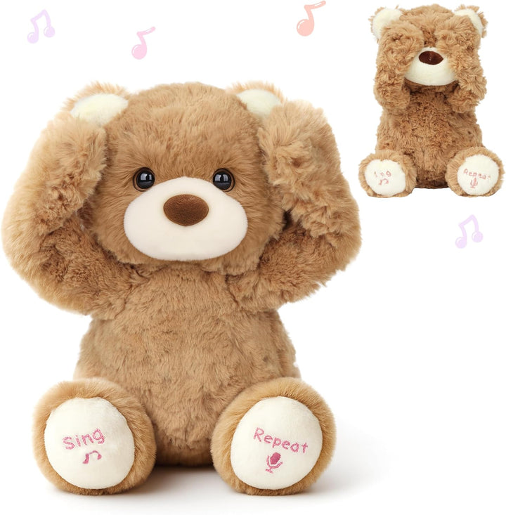 Hopearl Oso de Peluche Interactivo Peek A Boo Repite lo que Dices O...