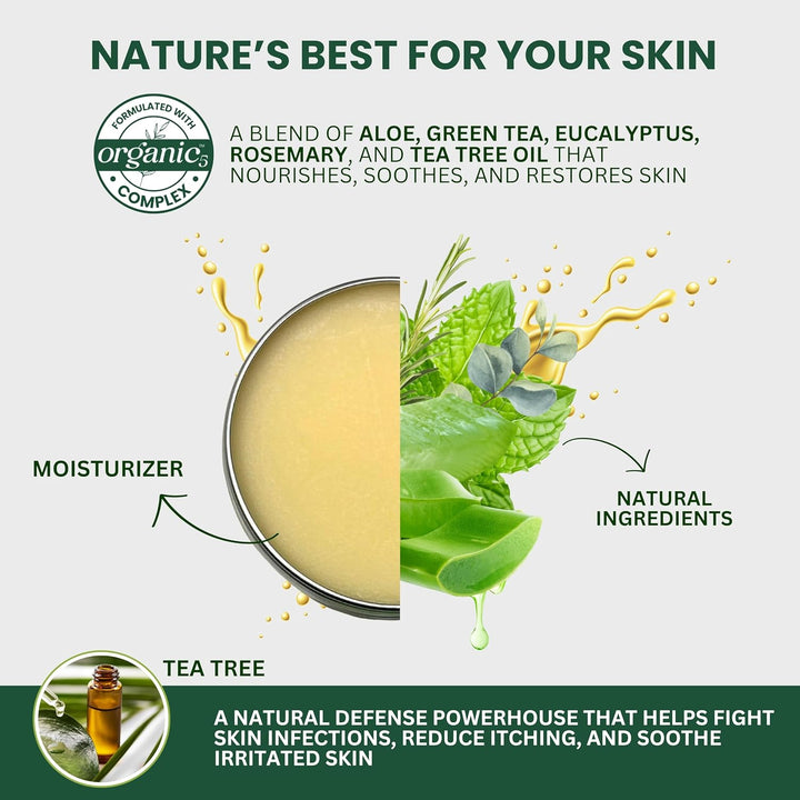 KESMEDIK Bálsamo MaxTherapy de Aceite de Árbol de Té, Alivio para l...