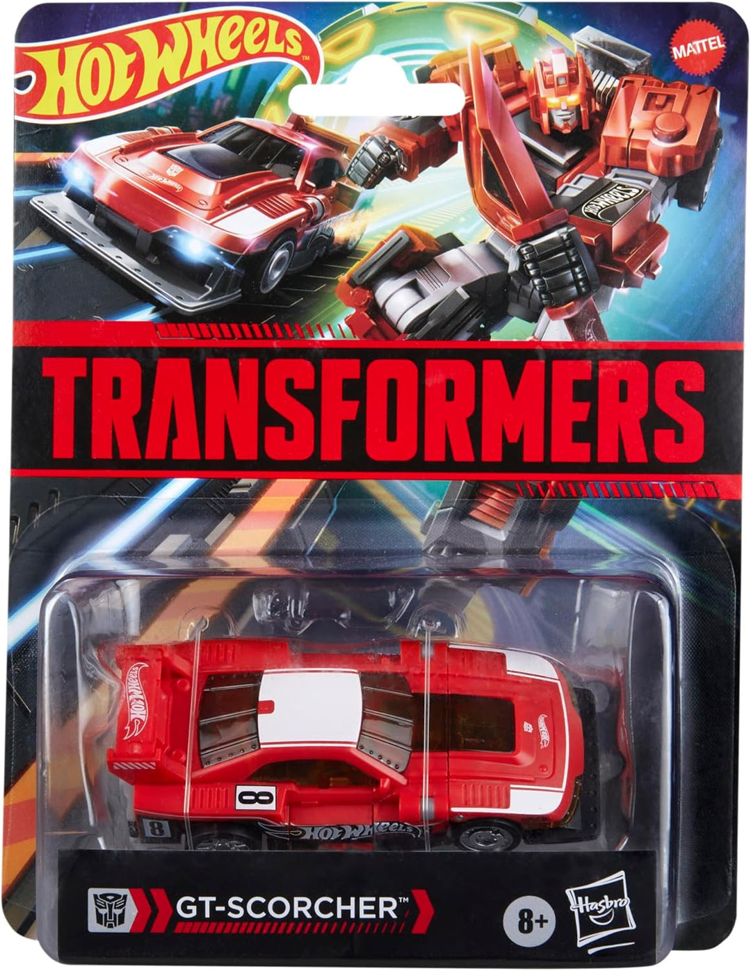 Transformers Collaborative Hot Wheels® x GT-Scorcher, figura de acc...