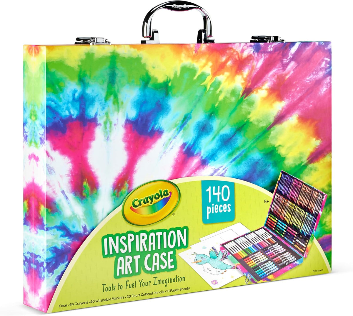 Caja artística de colores Crayola Inspiration, color rosado, Rosado