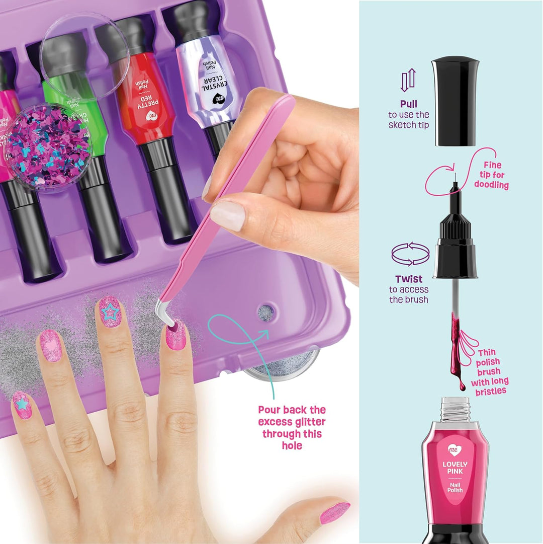 Estudio de arte de uñas para niñas regalo de cumpleaños
