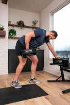 PowerBlock Elite USA 90 Libra Dumbbells Ajustables, Vendidos en Pares, 5-90 lb.