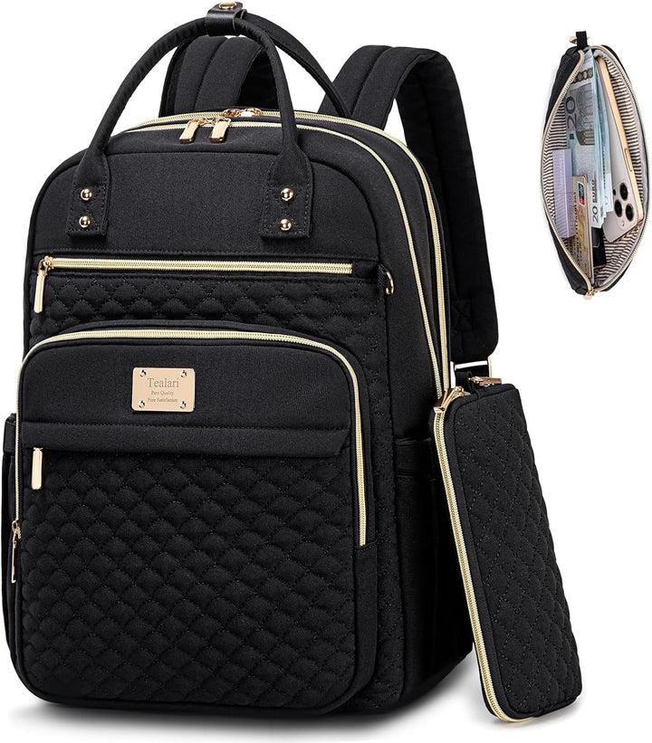 Mochila para laptop Tealari para mujeres, mochila para laptop de 15...