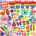 1000 piezas a granel de recuerdos de fiesta para niños, paquete de juguetes de jugueteo, rellenos de calcetines, cofre de caja del tesoro, fiesta de cumpleaños, premios de carnaval para el aula