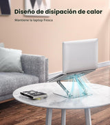 JOIOT Soporte ajustable de aluminio para portátil, elevador ergonóm...