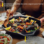 Lodge Chef Collection - Sartén de hierro fundido pre-sazonado de 14"