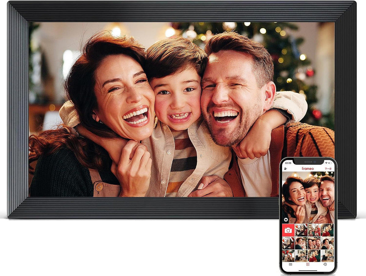 Frameo Digital Frame WiFi, marco digital de 15.6 pulgadas pantalla grande