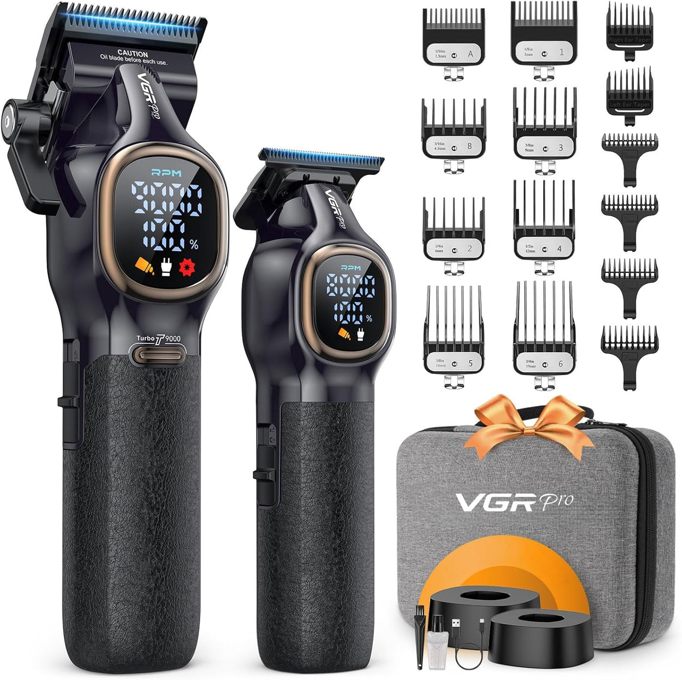 VGRPRO Cortadora de pelo profesional para hombres, cortadora de pel...