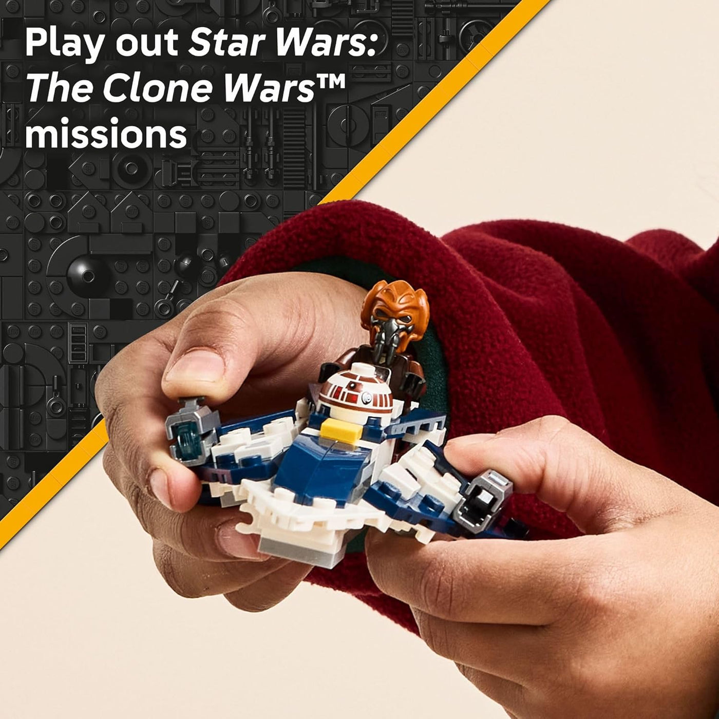 LEGO Star Wars Plo Koons Jedi Starfighter Microfighter -