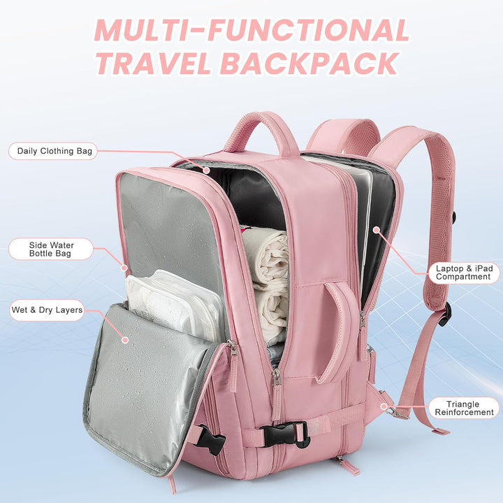 Mochila de viaje aprobada por aerolíneas Beraliy para equipaje de m...