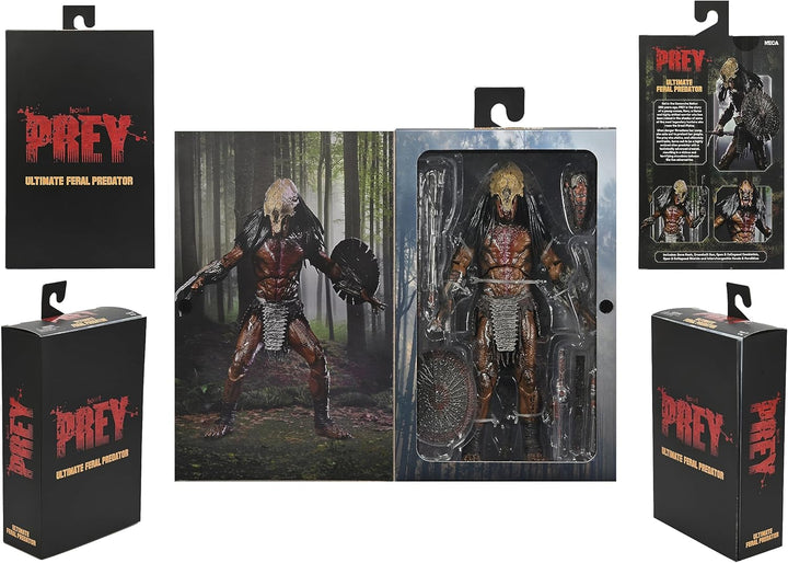 NECA Figura de acción coleccionable de Prey Ultimate Feral Predator...