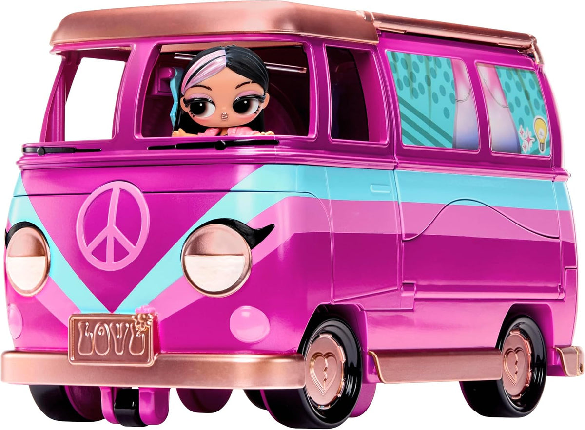 LOL Surprise Music Festival Tour Bus - Juego 5 en 1, muñeca exclusiva incluida, gran regalo para niños a partir de 4 años