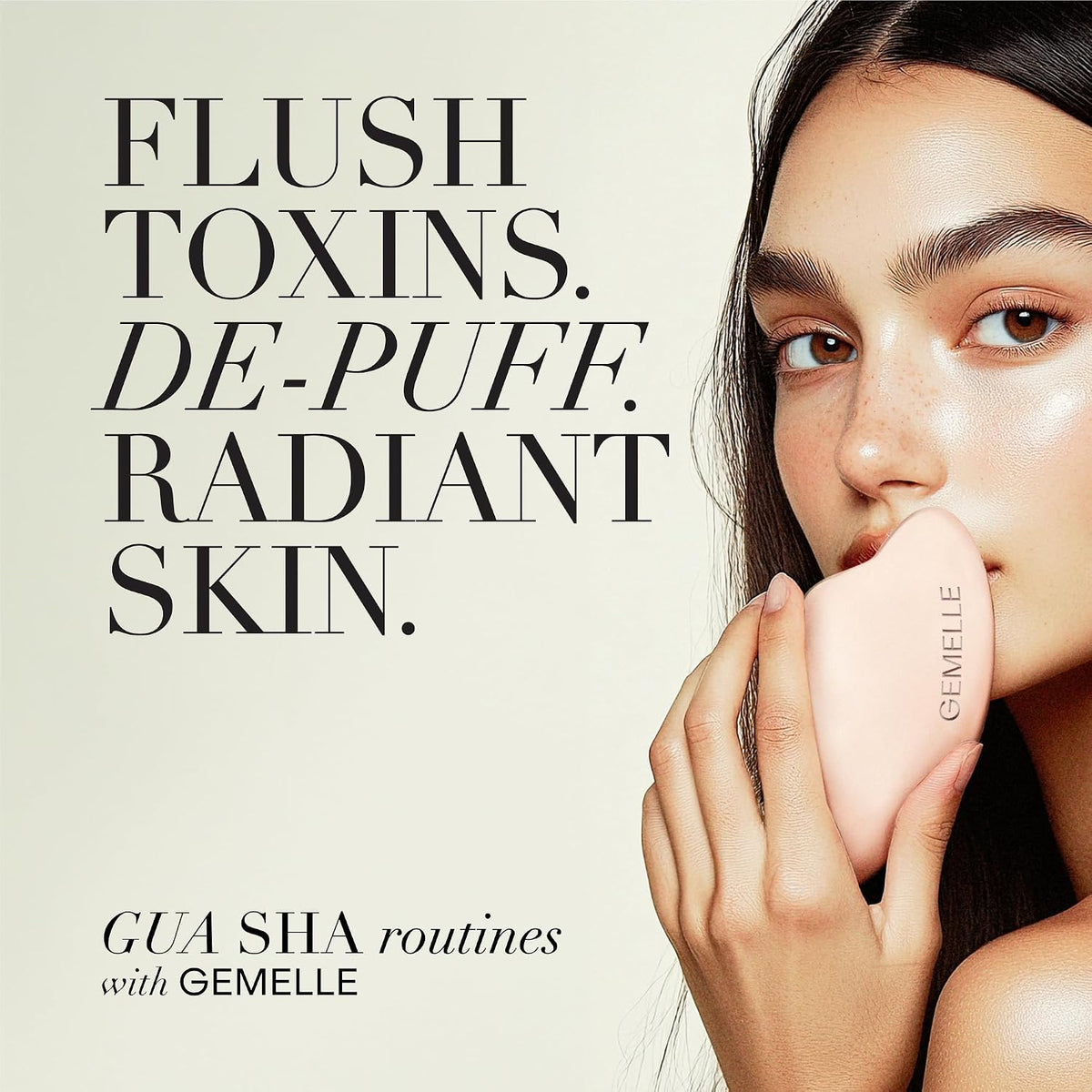 GEMELLE Aceite Facial Gua Sha Linfático | Ganador de 10 Premios | D...
