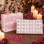 Kasyat American Mahjong - Juego de 160 azulejos con dados y bolsa con