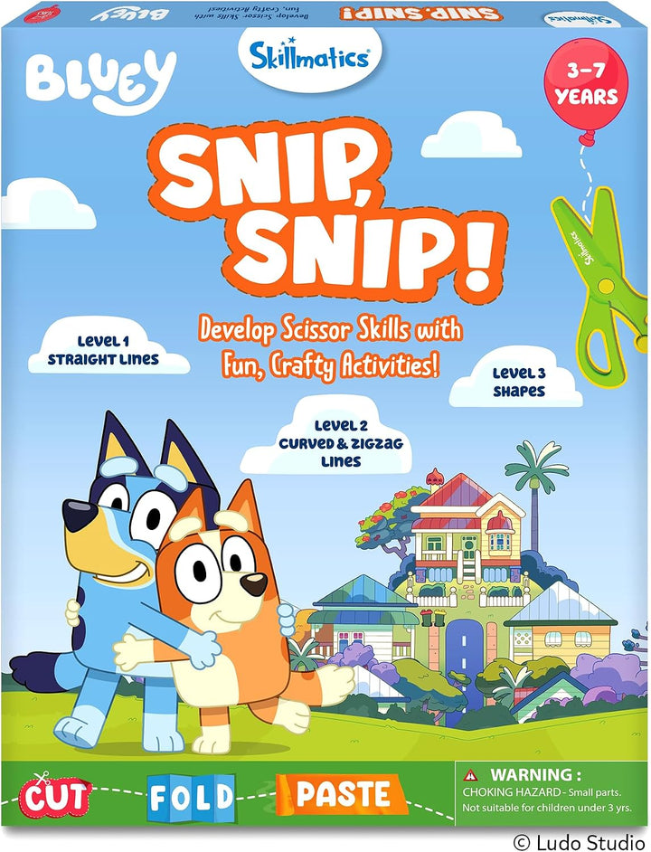 Skillmatics Snip Snip Patrol, habilidades de tijera, manualidades d...