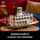 LEGO Ideas River Steamboat - Rompecabezas 3D - Decoración