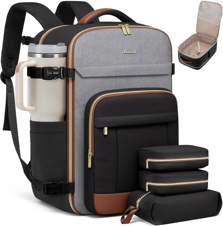 LOVEVOOK Mochila de viaje para mujeres y hombres, mochila de mano y...