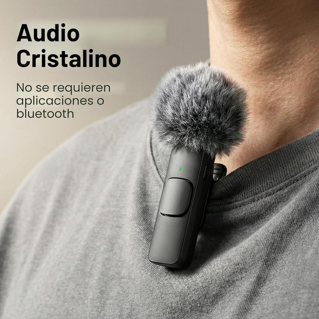 Mini Mic Pro (Último modelo: micrófono inalámbrico para iPhone, iPa...