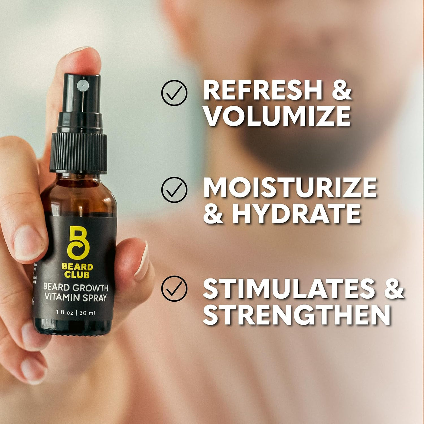 Kit Premium de Crecimiento de Barba Beard Club - Aceite de Crecimie...