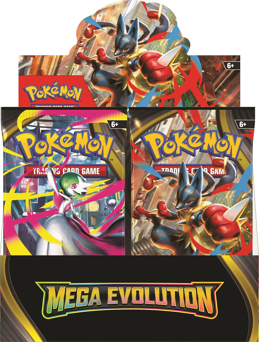 Pokémon TCG: Caja de exhibición mejorada Mega Evolution, 180 tarjetas