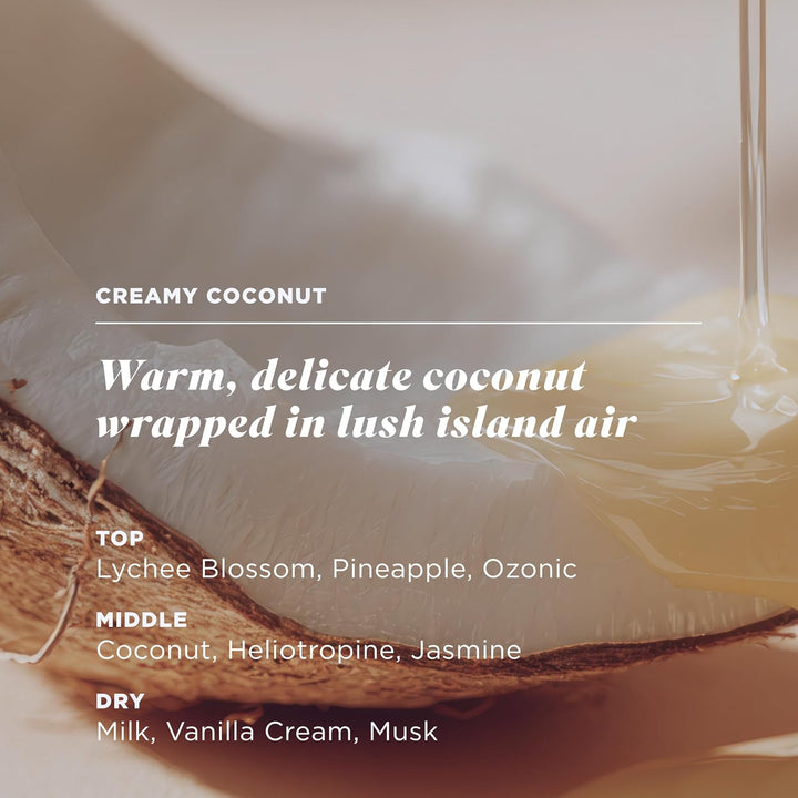 Caress Jabón corporal hidratante de coco cremoso con bomba, fórmula...