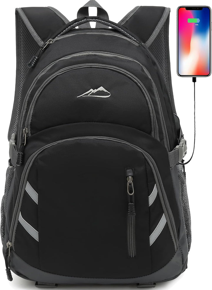 ProEtrade - Mochila para universidad con puerto de carga USB para l...