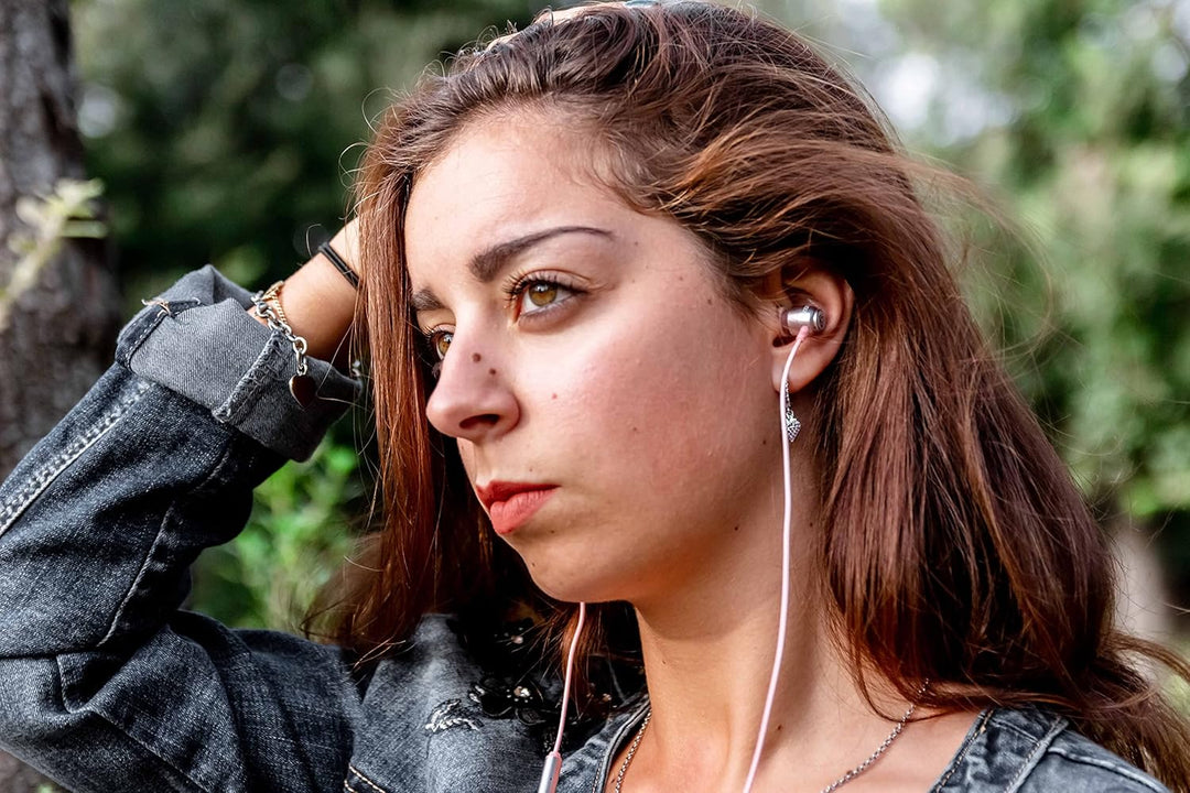LUDOS Clamor - Audífonos con cable tipo in-ear, 5 años de garantía,...