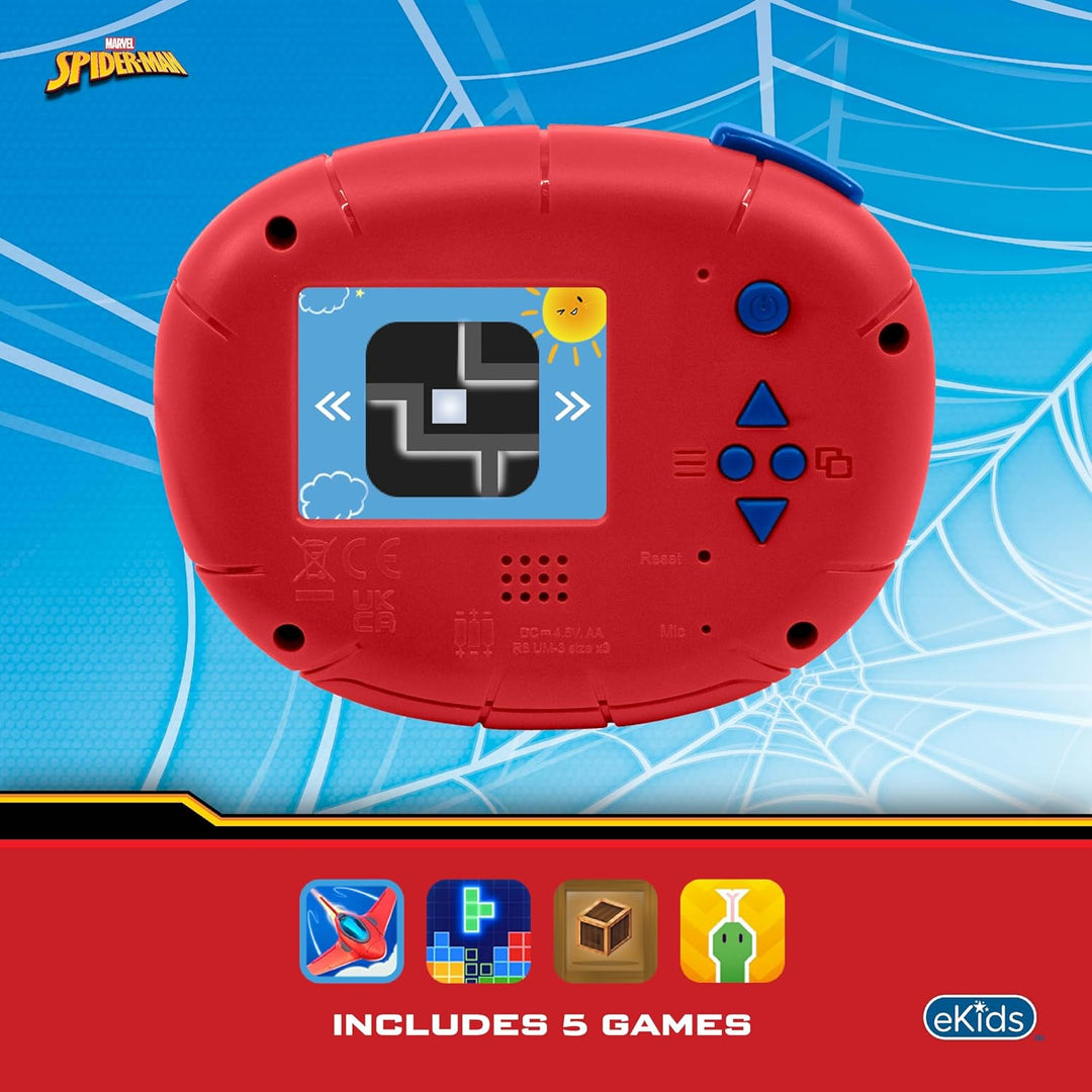 ekids Spiderman - Cámara para niños con tarjeta SD, cámara digital...